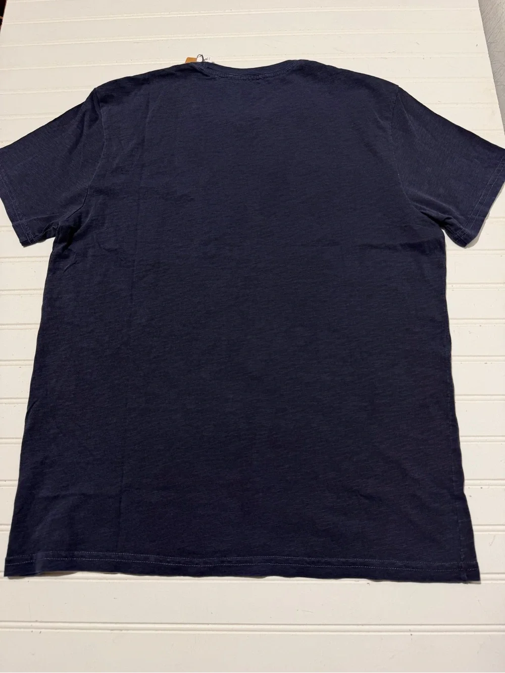 NWT J.Crew Made in USA Garment-Dyed Slub Pocket T-Shirt Blue Size L